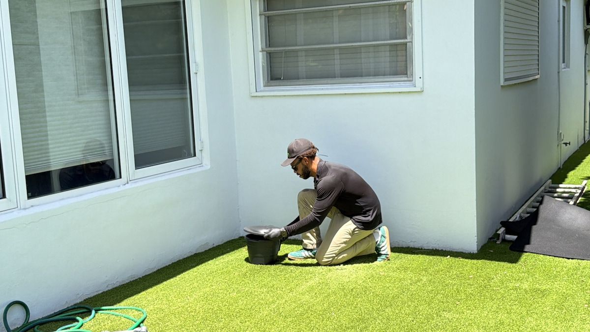 In2Care mosquito bait station installed on a Miami property